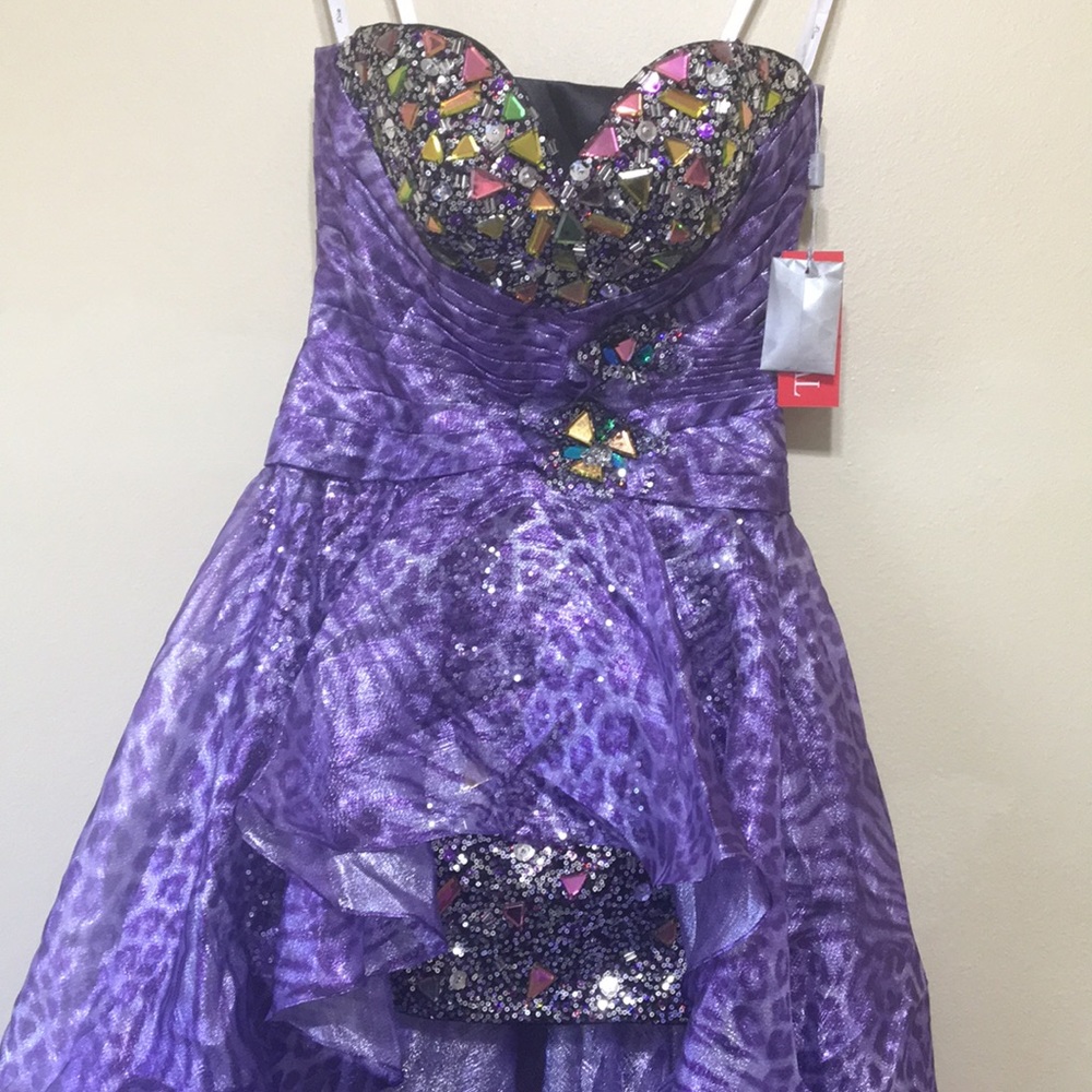 Purple prom or special event dress